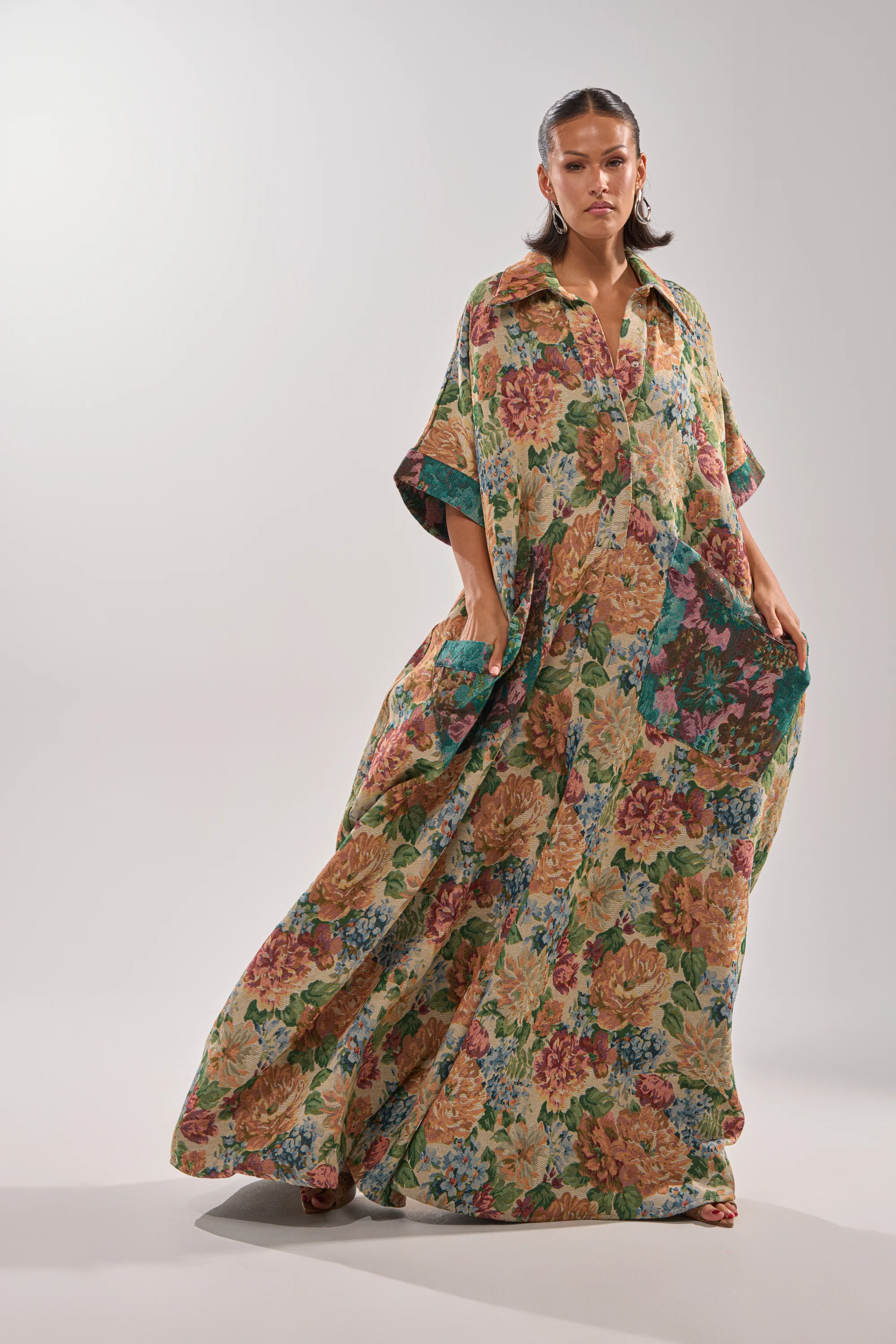 VANJA BROCADE JUMPSUIT - Image 4