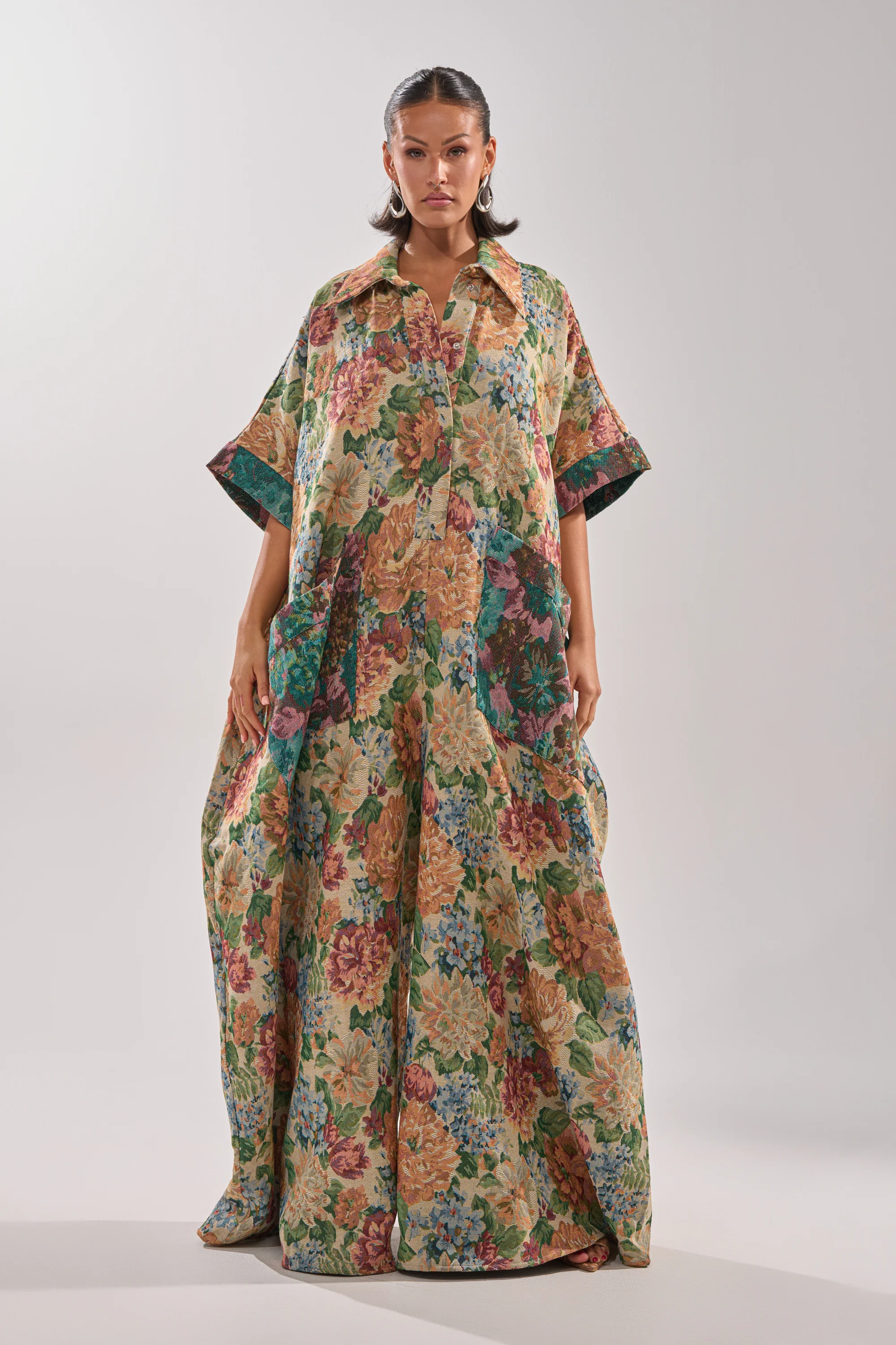 VANJA BROCADE JUMPSUIT - Image 5