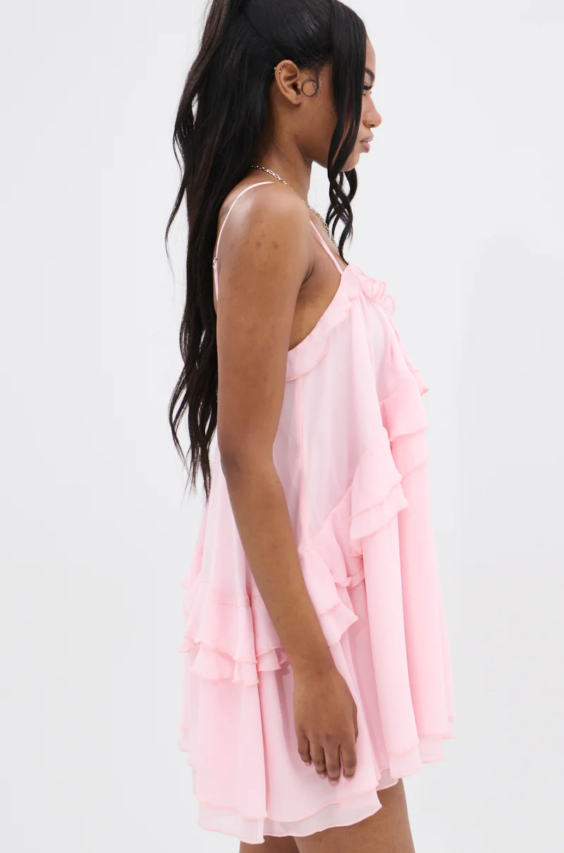 VANJA CHIFFON MINI DRESS - Image 5
