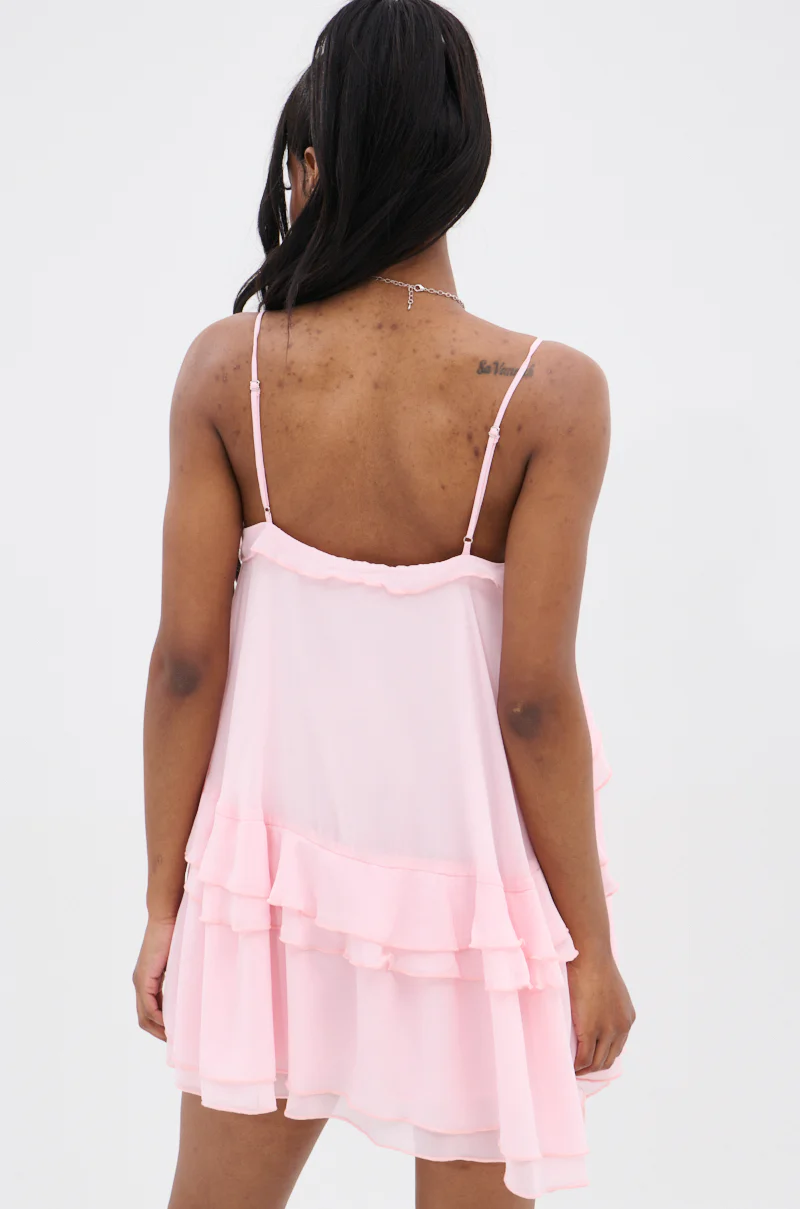 VANJA CHIFFON MINI DRESS - Image 6