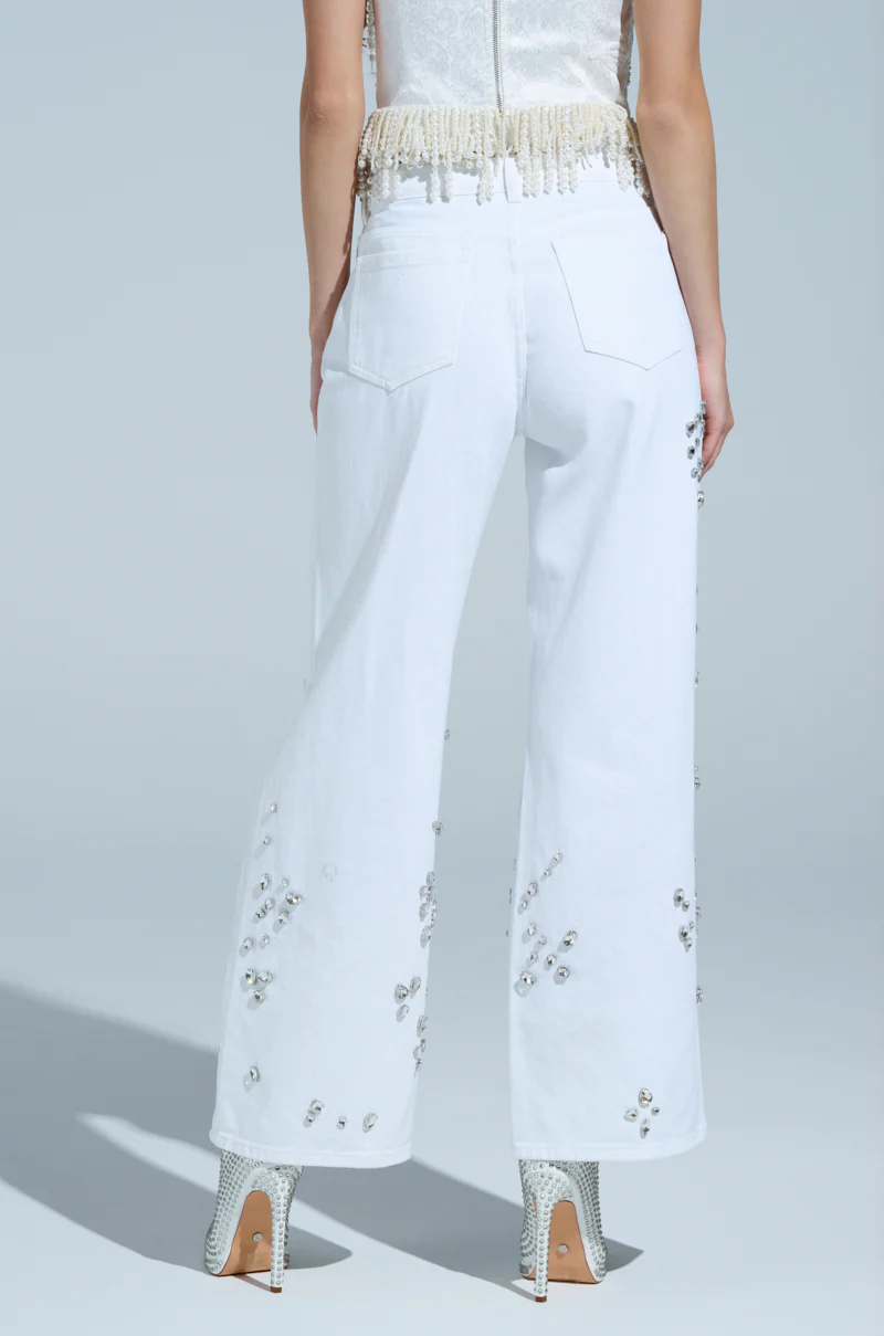 VANJA RELAXED DENIM WITH RHINESTONE - Image 5