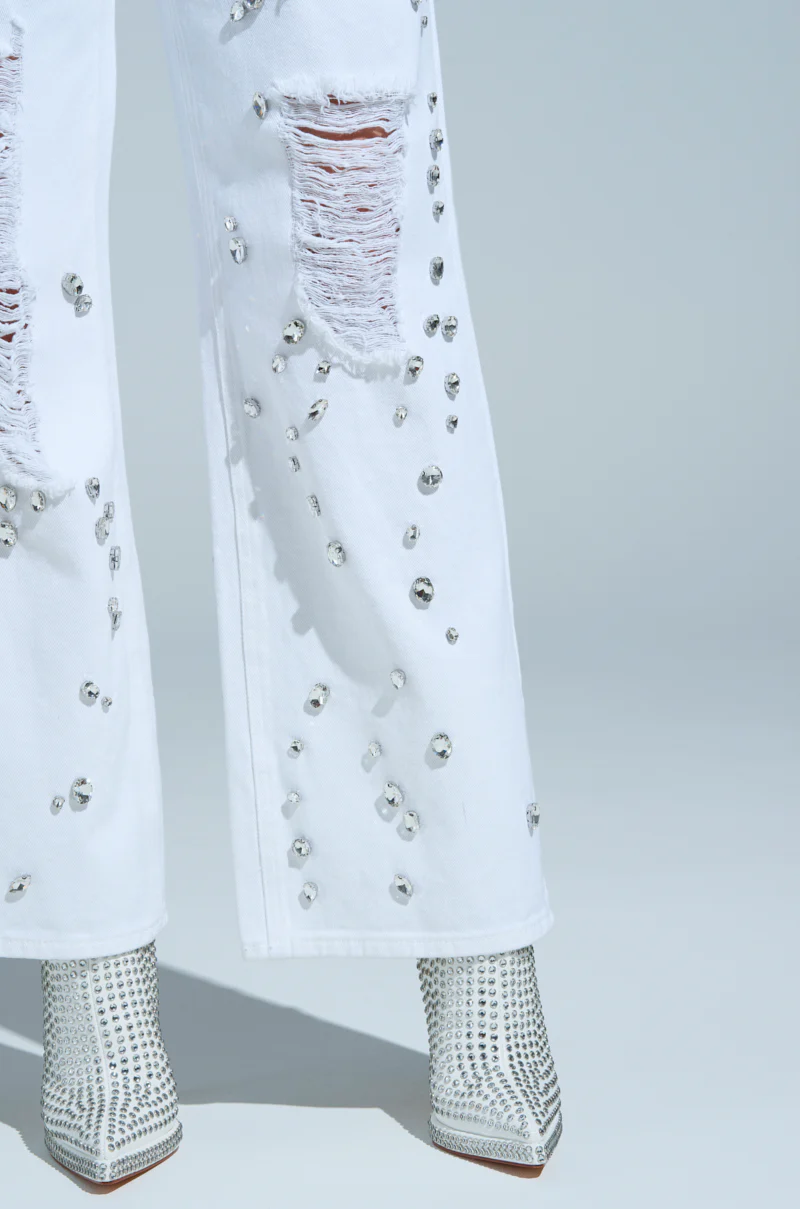 VANJA RELAXED DENIM WITH RHINESTONE - Image 8