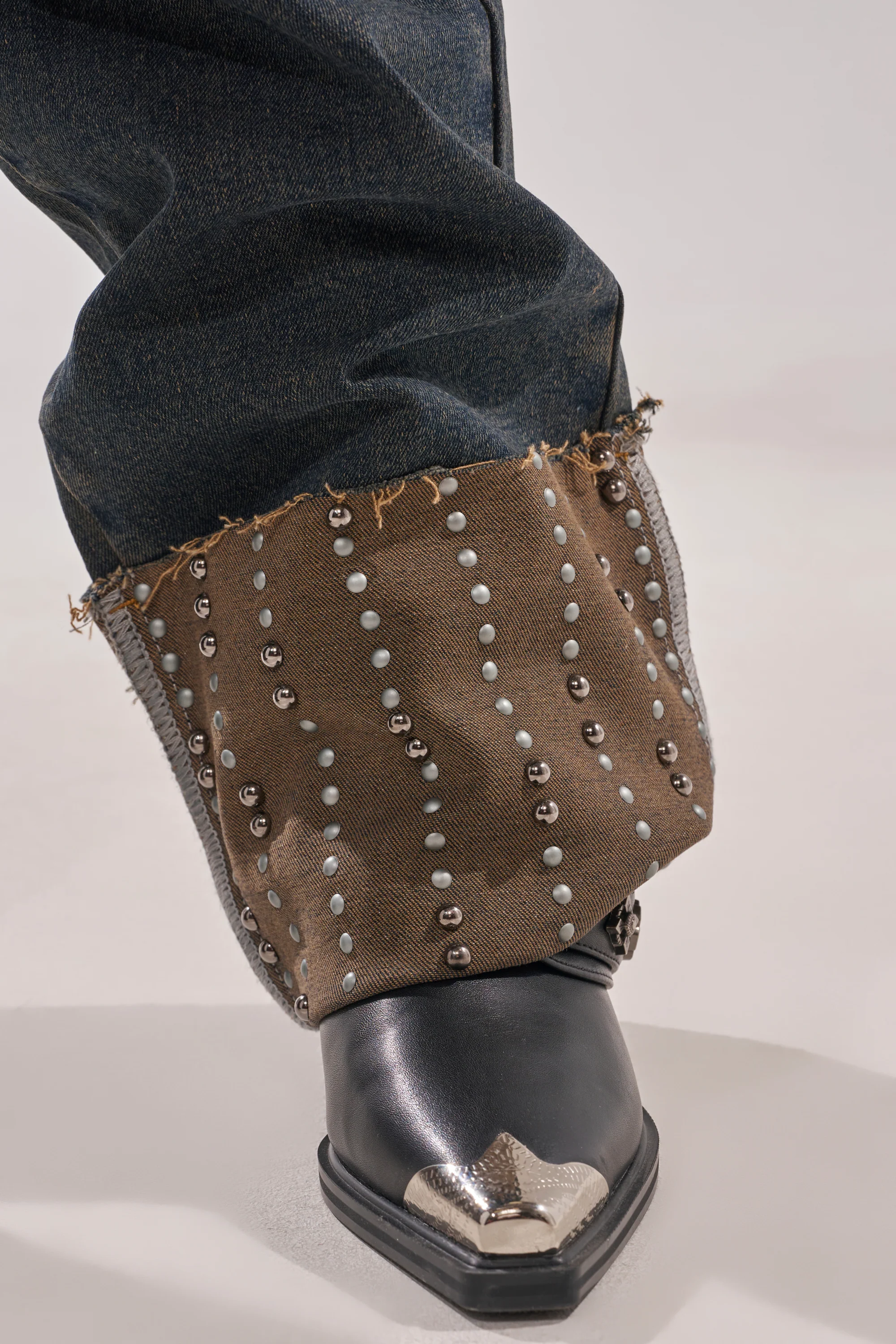 VANJA STUDDED WIDE LEG DENIM - Image 8