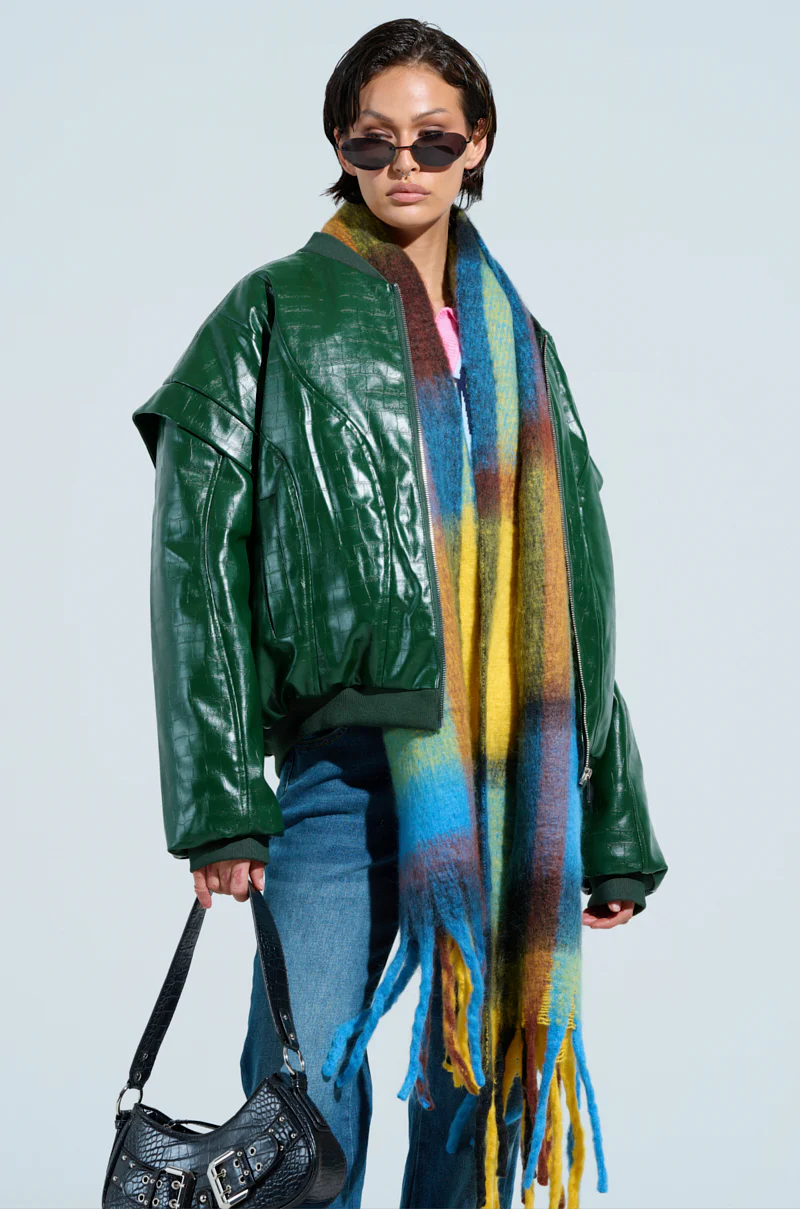 VARSITY PLAID SCARF - Image 2