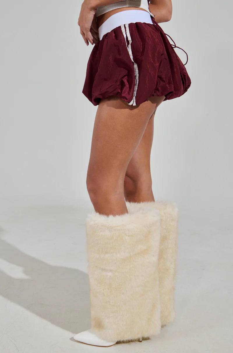 VARSITY SQUAD BUBBLE MINI SKIRT - Image 4