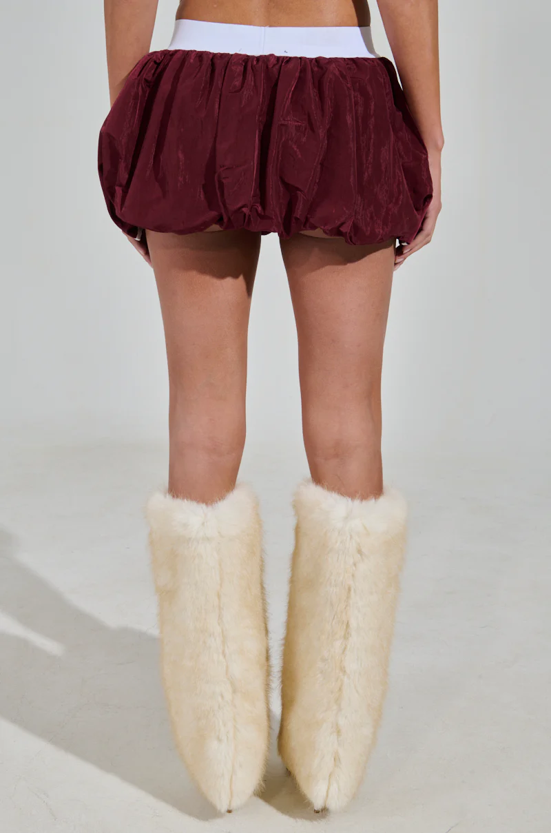 VARSITY SQUAD BUBBLE MINI SKIRT - Image 5