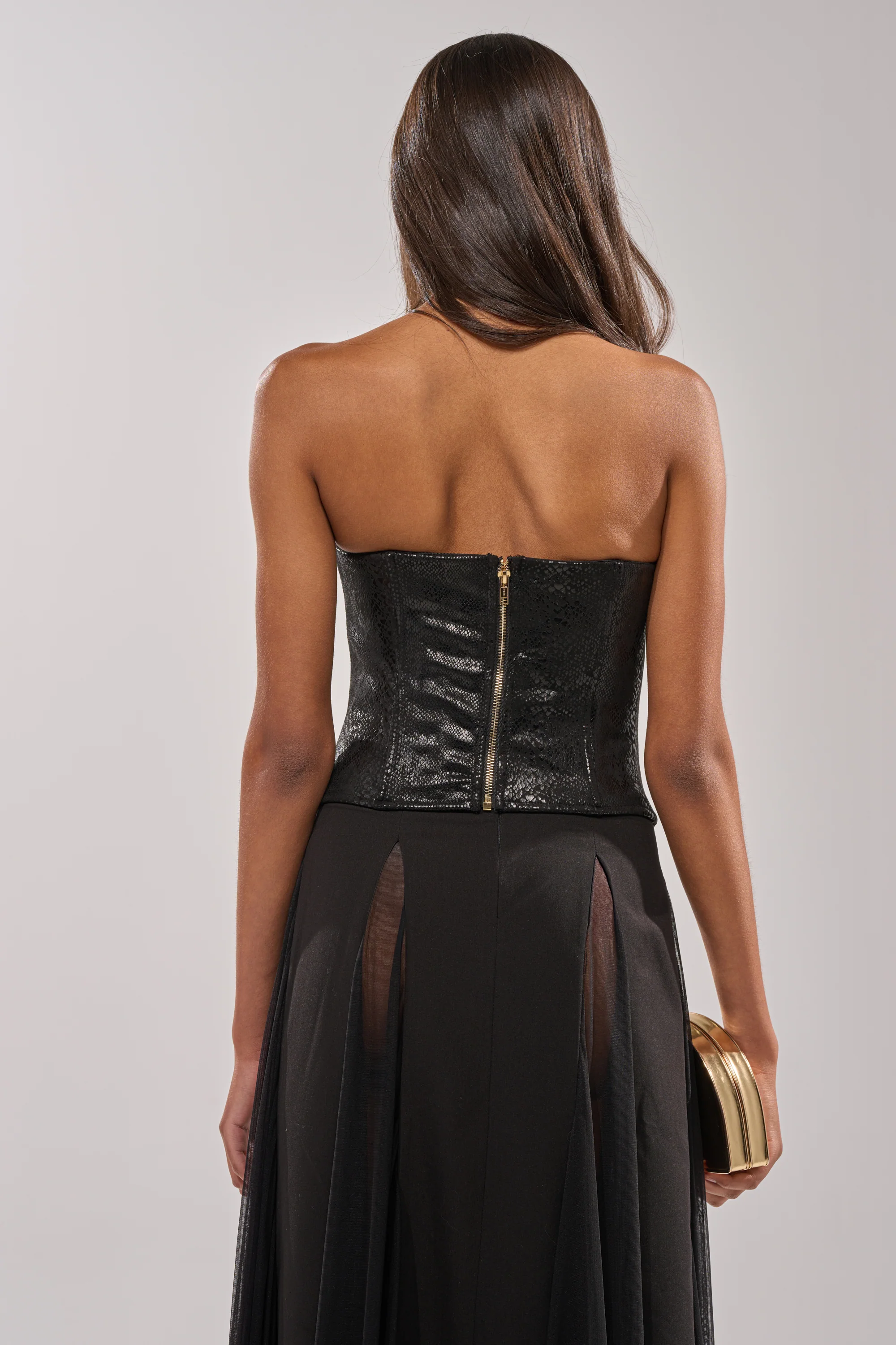 VENOMOUS EMBELLISHED PU CORSET - Image 6