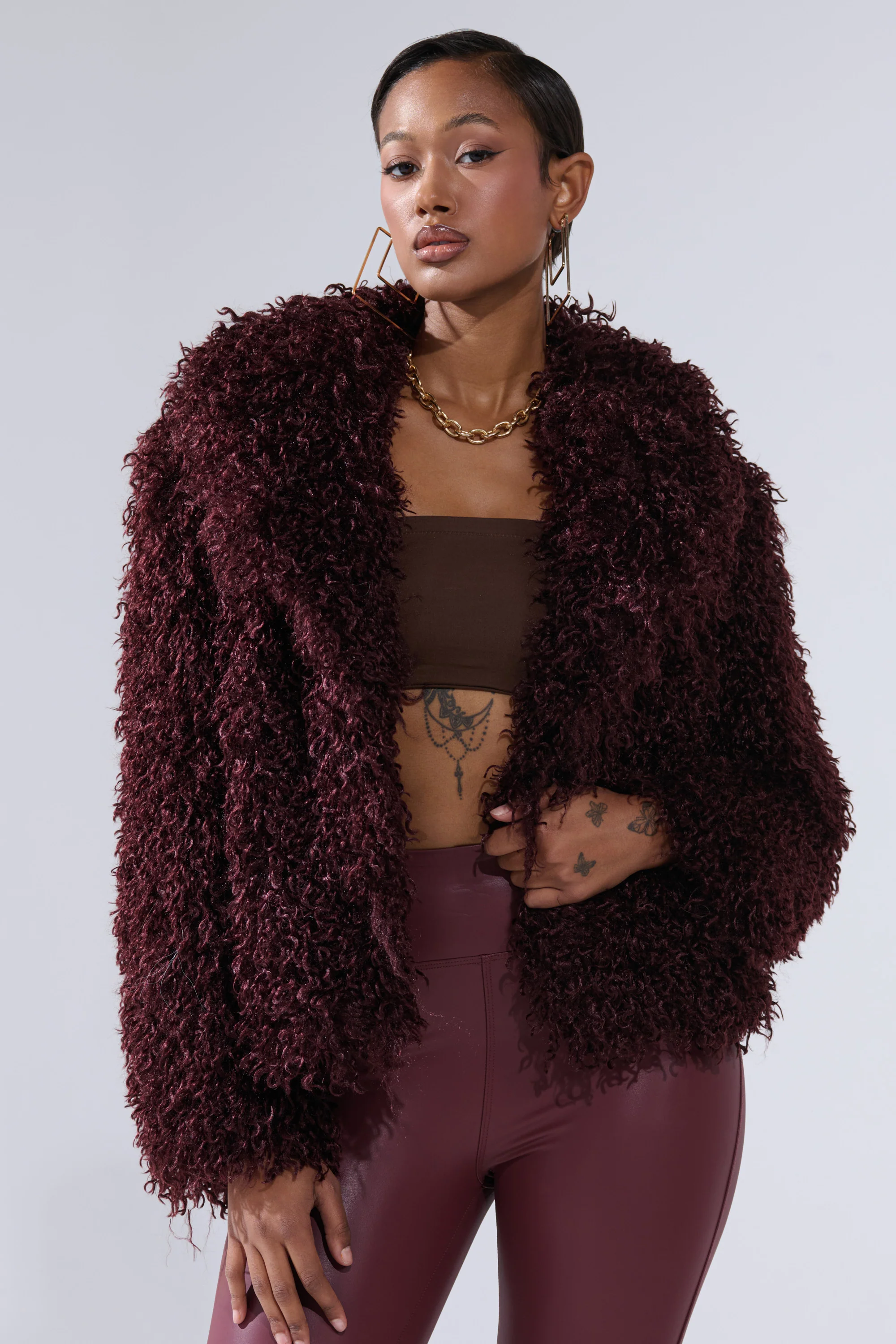 VENUS FAUX FUR COAT - Image 2