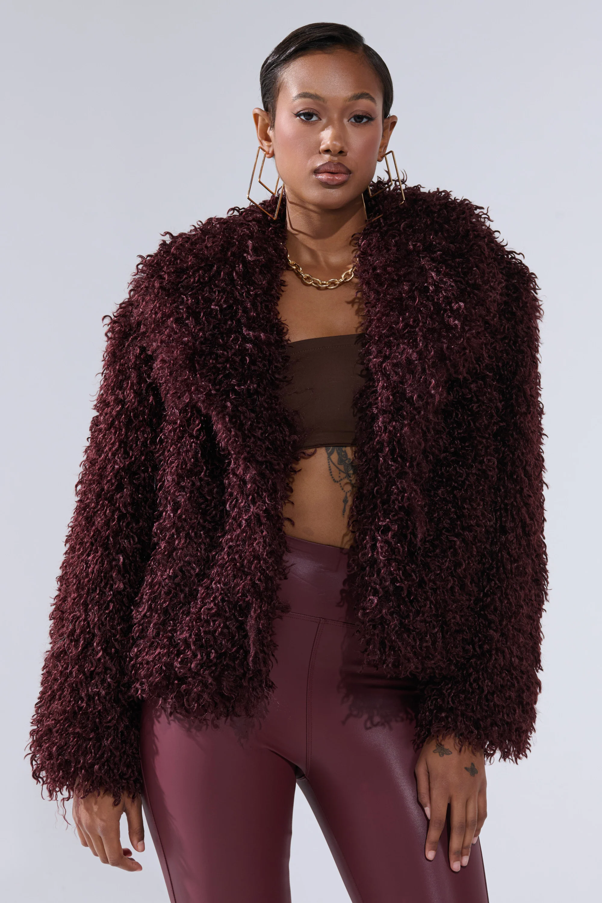 VENUS FAUX FUR COAT - Image 3