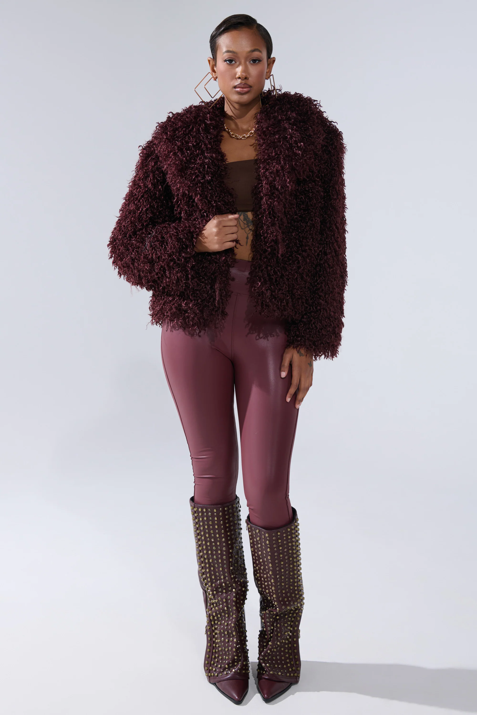 VENUS FAUX FUR COAT - Image 6