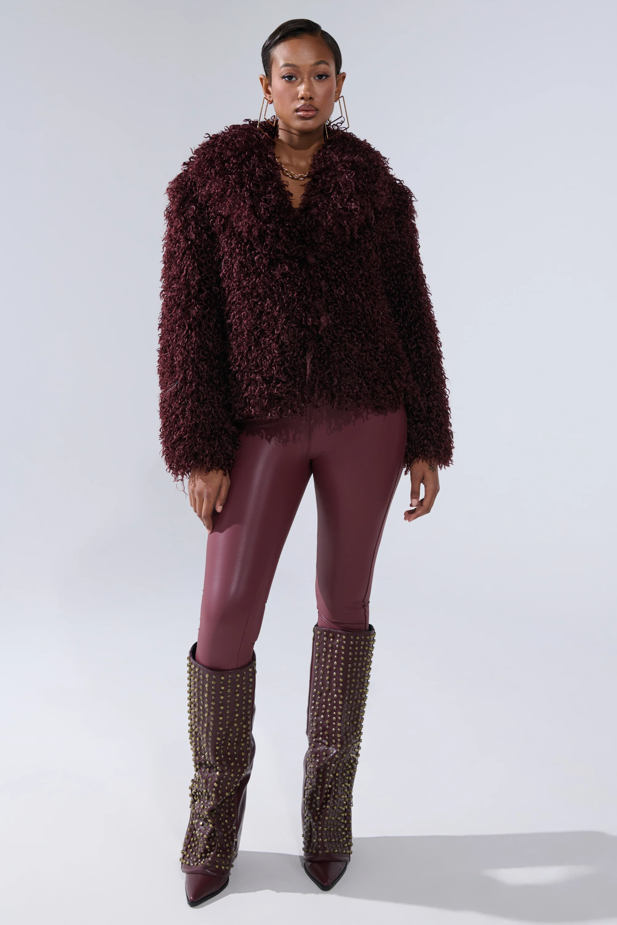 VENUS FAUX FUR COAT - Image 7