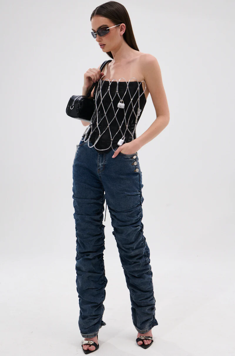 VERONICA RUCHED DENIM - Image 2