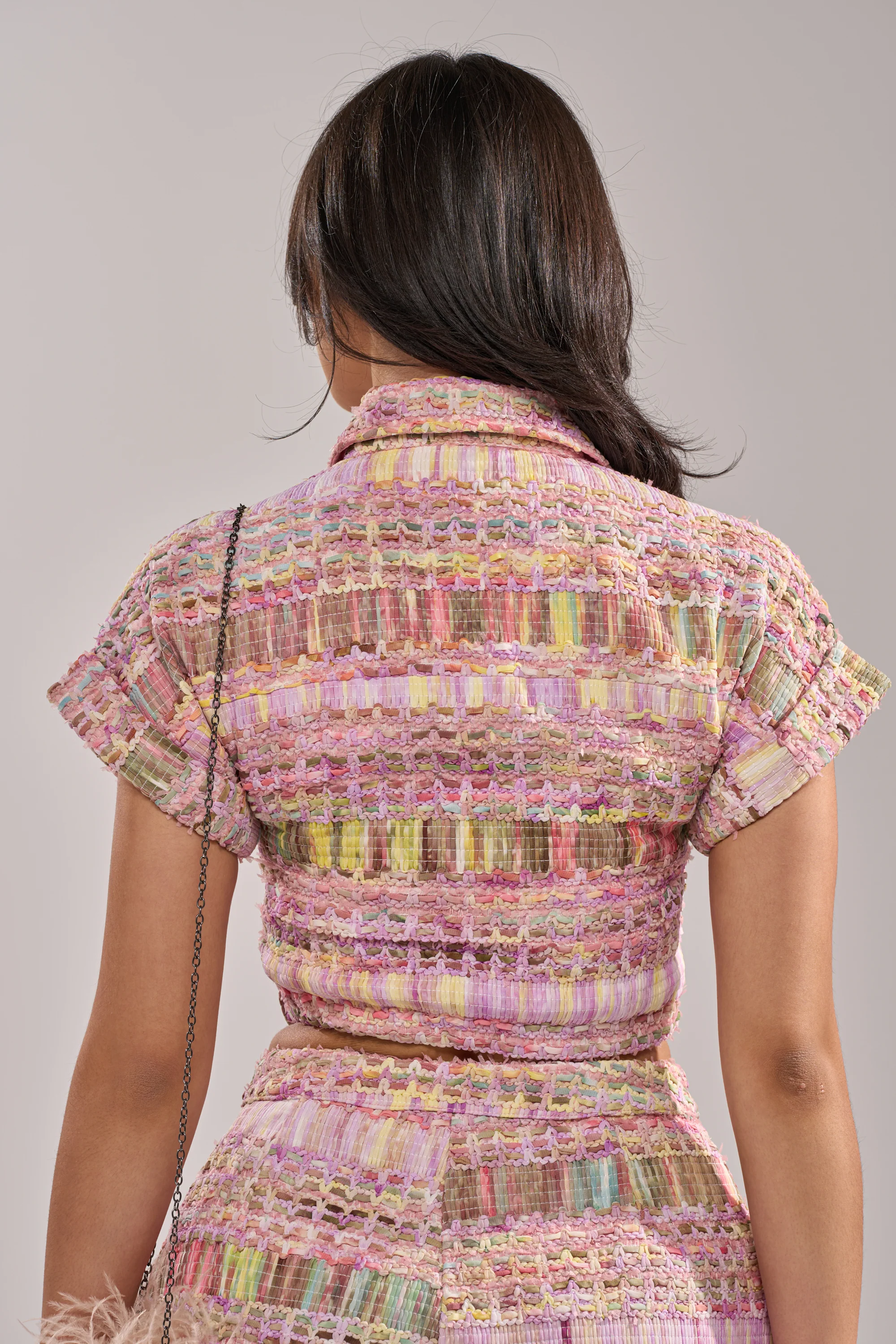 VERONICA TWEED PLAID BLOUSE - Image 5
