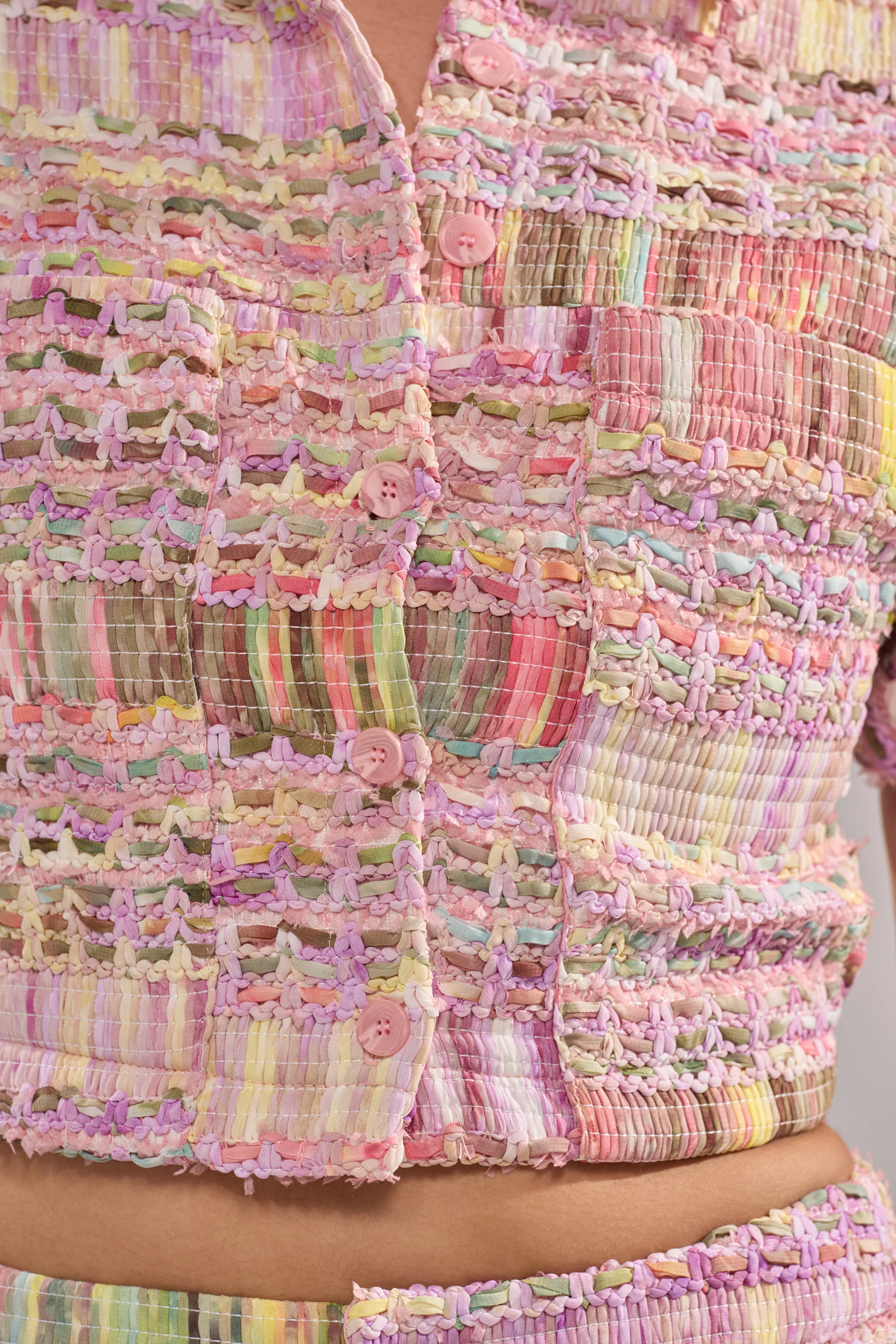 VERONICA TWEED PLAID BLOUSE - Image 7