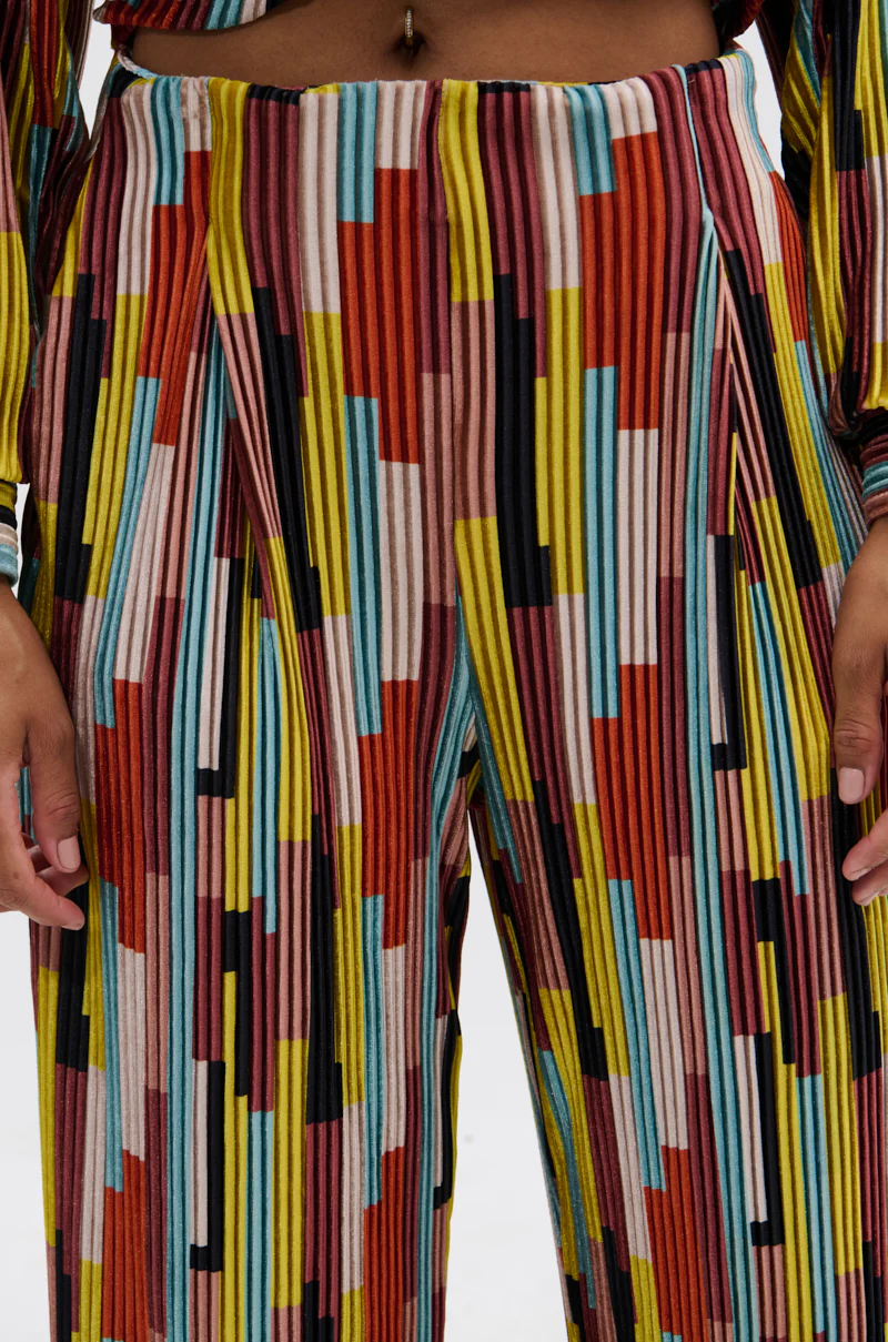 VIBES FEEL GOOD VELVET PALAZZO PANT - Image 8