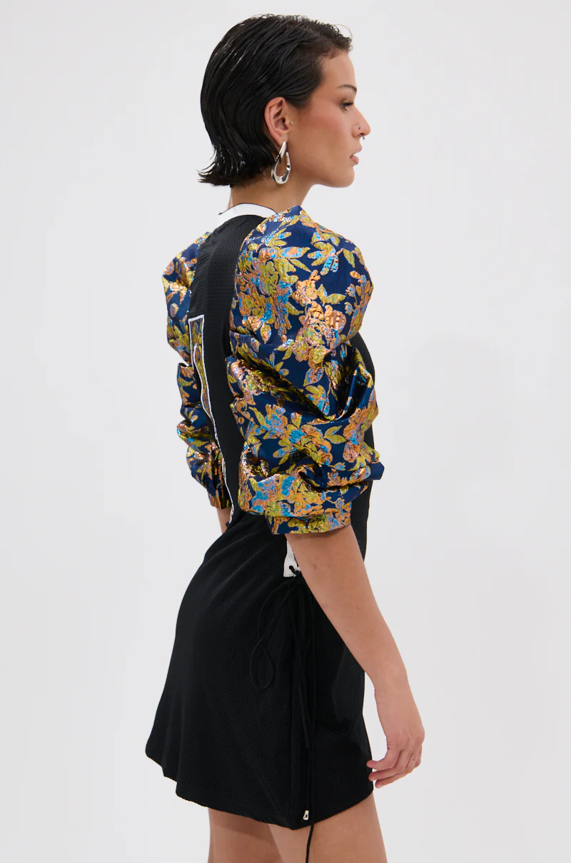 VIBIN ON THE SIDELINES JERSEY MINI DRESS - Image 3