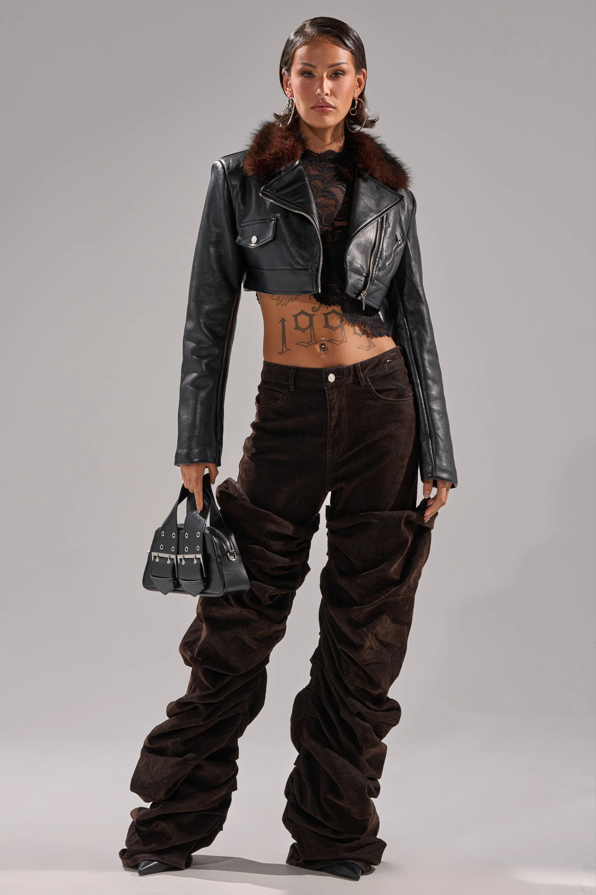 VICTORIA FUR TRIM MOTO - Image 7