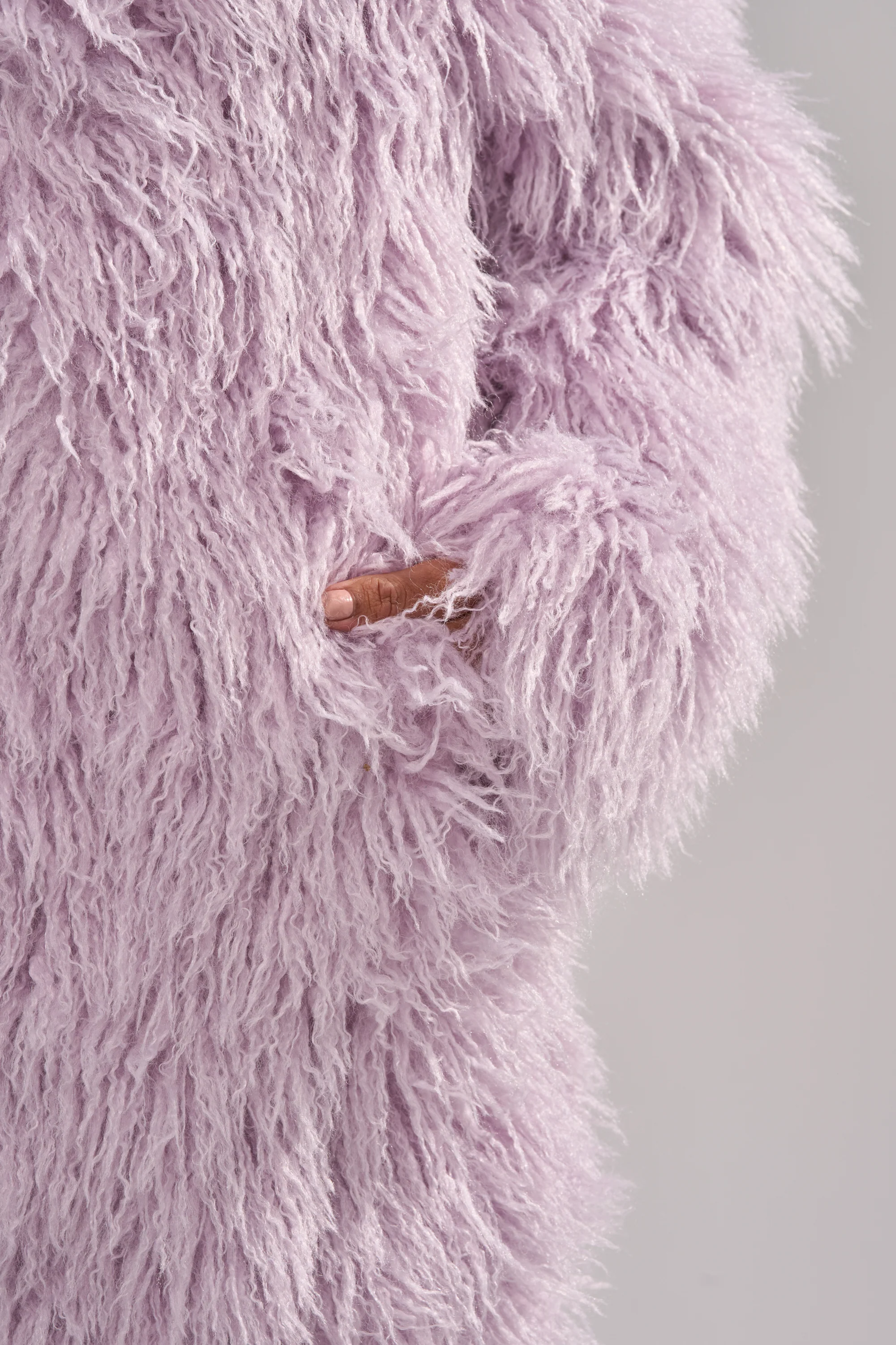 VIOLET SKIES FAUX FUR COAT - Image 10