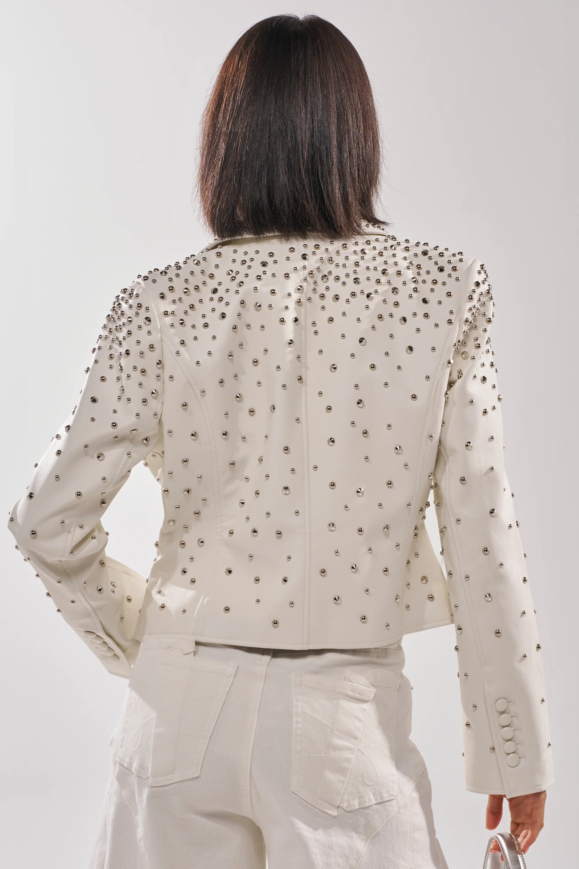 VIVA VEGAS FITTED MOTO JACKET - Image 5