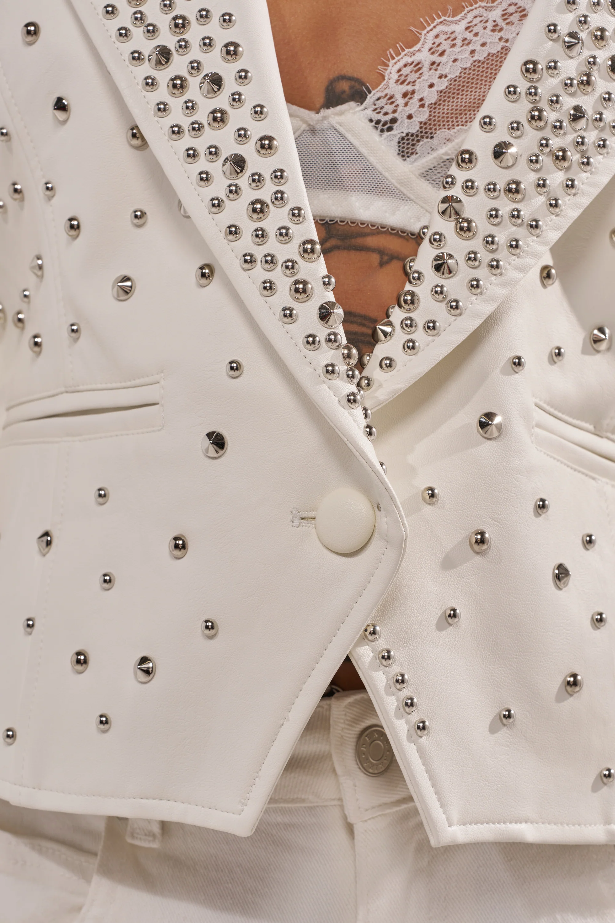 VIVA VEGAS FITTED MOTO JACKET - Image 8
