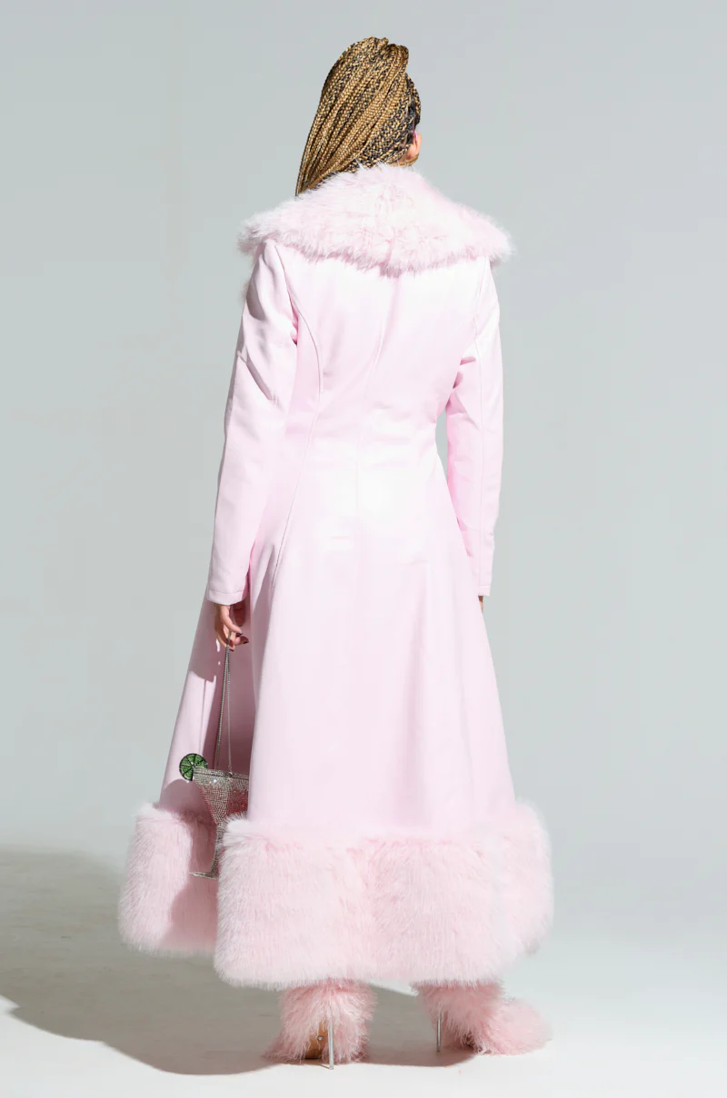 VIVIAN FUR TRIM COAT - Image 7
