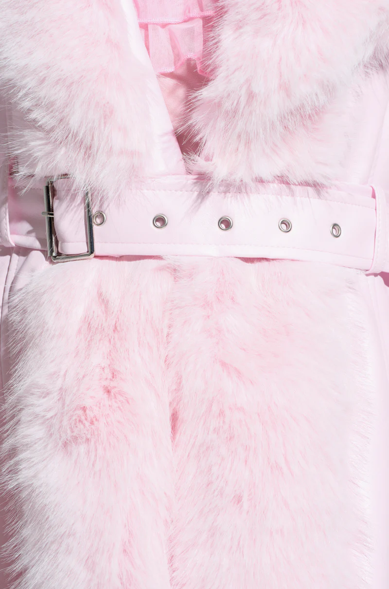 VIVIAN FUR TRIM COAT - Image 8