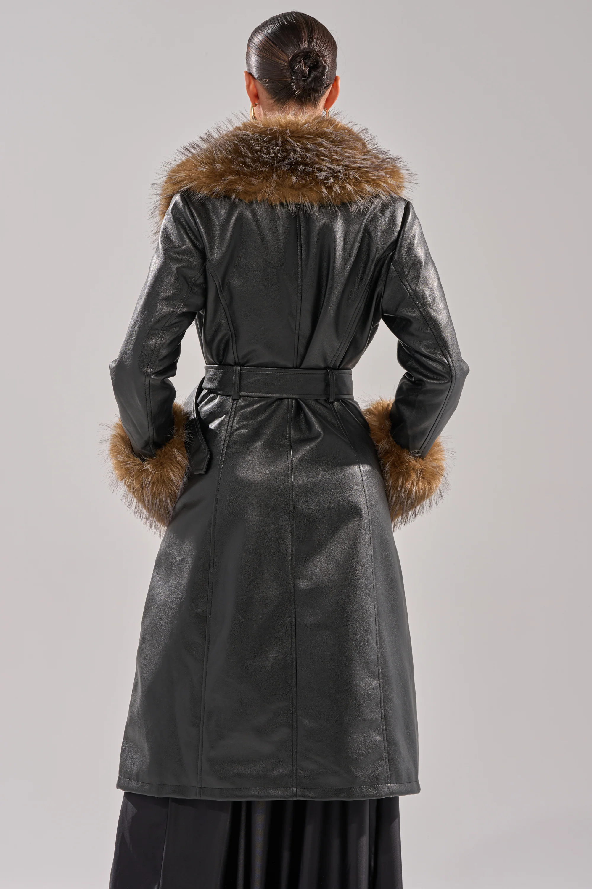 VOODOO FUR TRIM TRENCH - Image 6