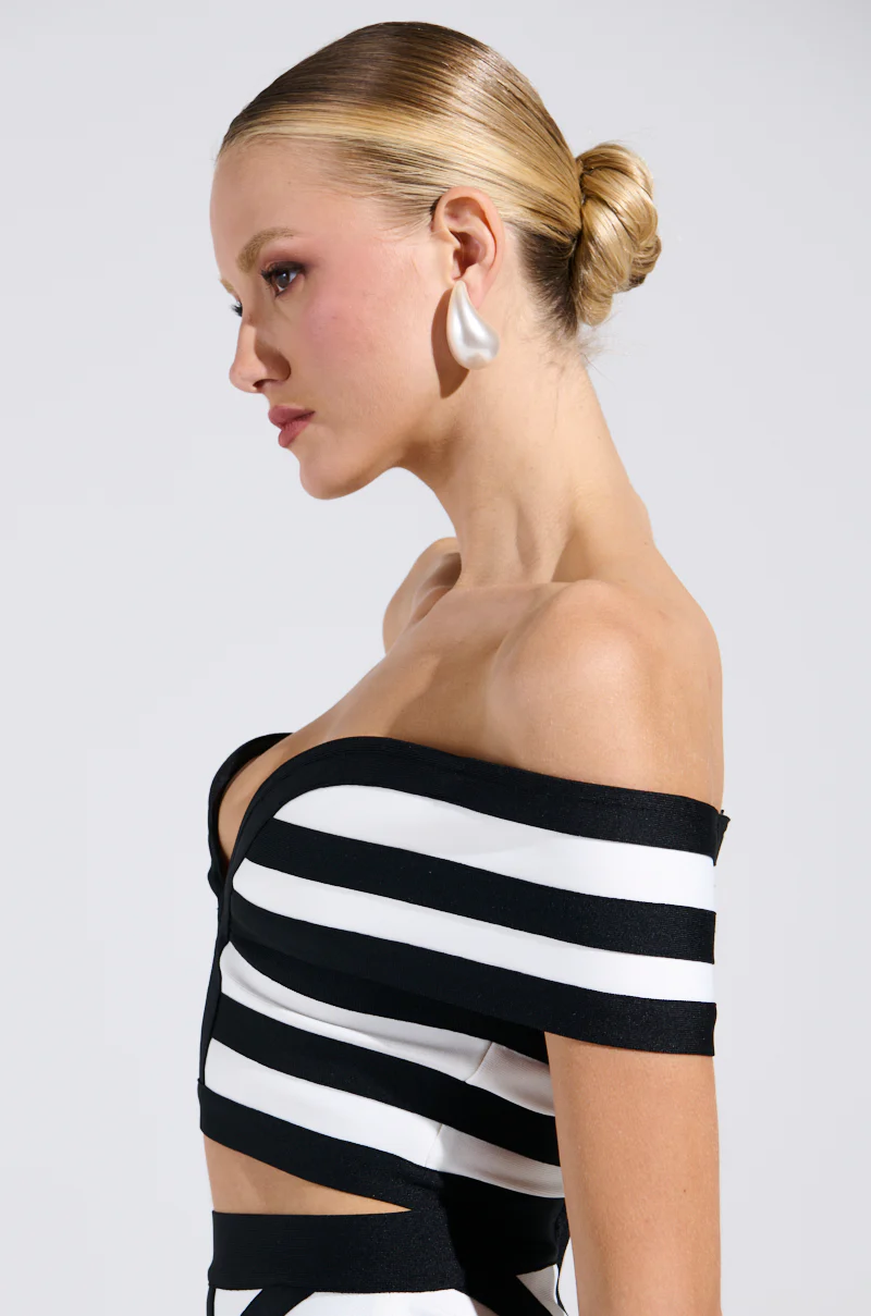WAITING FOR YOU STRIPE BLOUSE - Image 3
