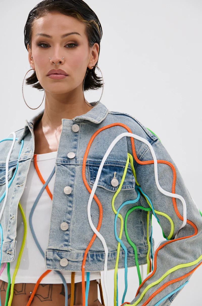 WALK IT TALK IT DENIM JACKET - Image 6