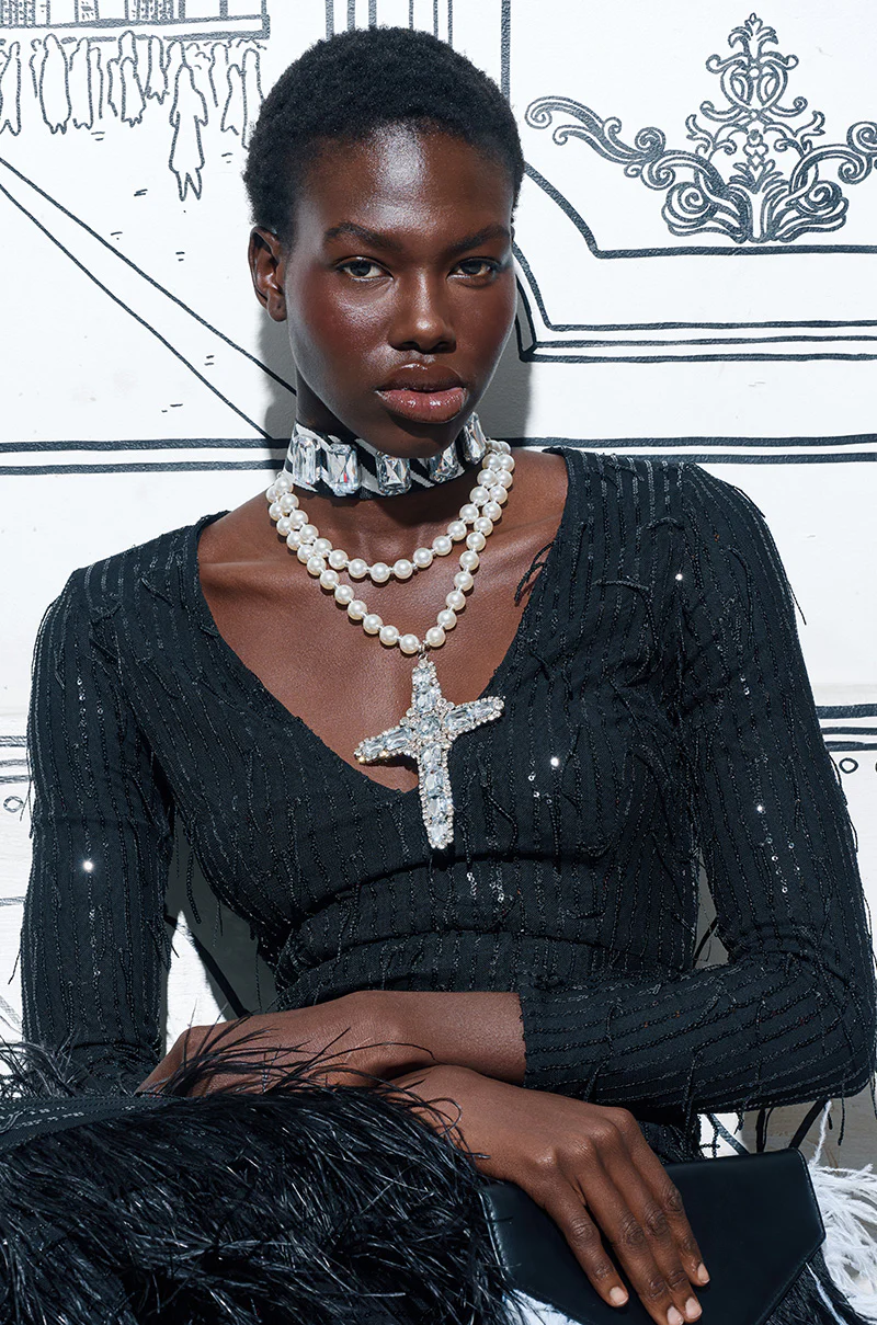 WALK ON THE WILD SIDE STATEMENT NECKLACE - Image 8
