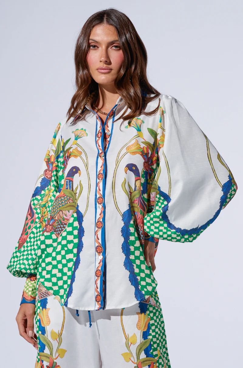 WALK THIS WAY PRINTED TOP - Image 3