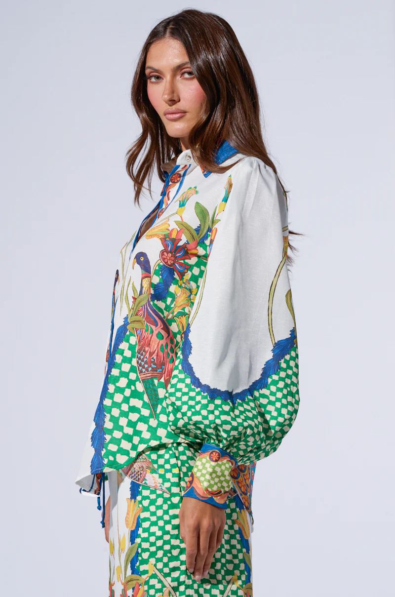 WALK THIS WAY PRINTED TOP - Image 4