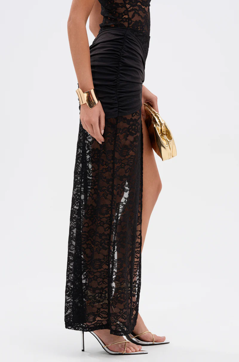WALKING ON A DREAM LACE MAXI SKIRT - Image 5