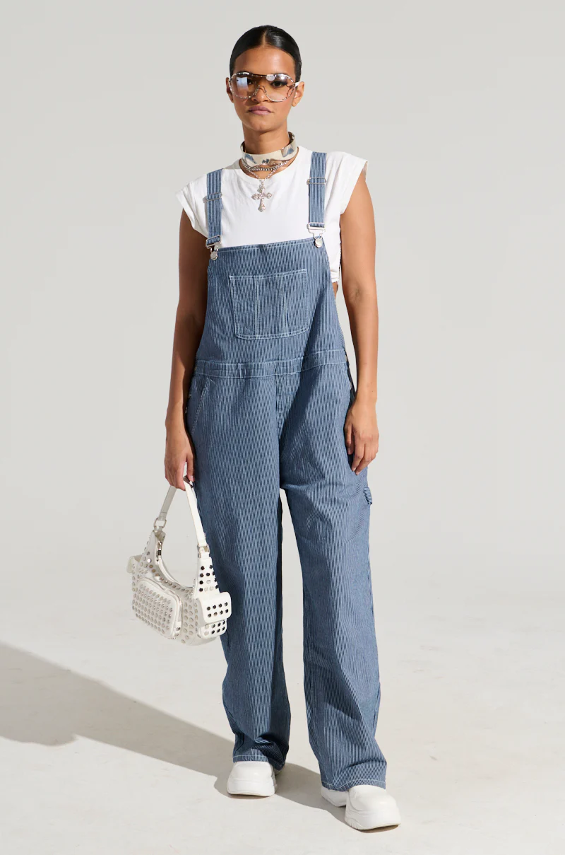 WALKING ON SUNSHINE DENIM JUMPSUIT - Image 4