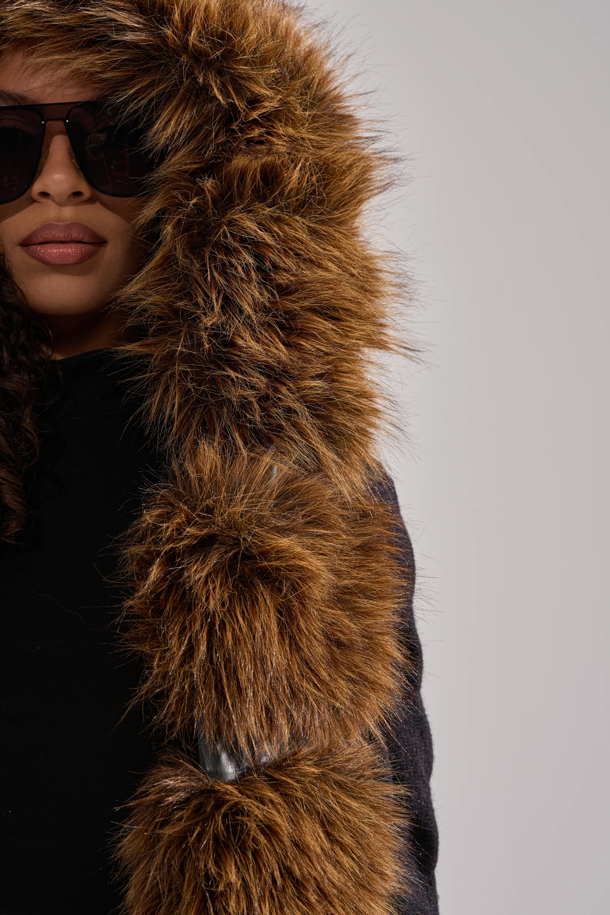 WARM ME UP LONG CARDIGAN WITH FUR - Image 12