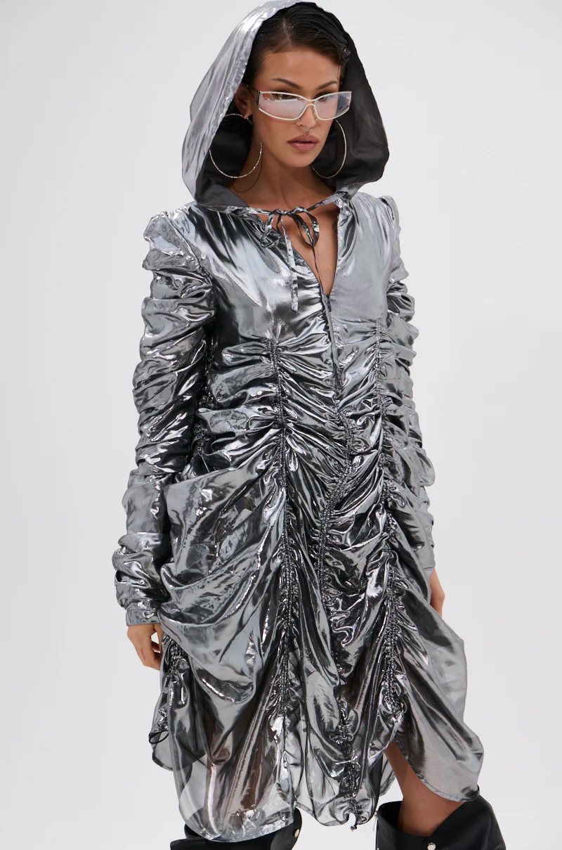 WAYS TO GO METALLIC ADJUSTABLE DRESS