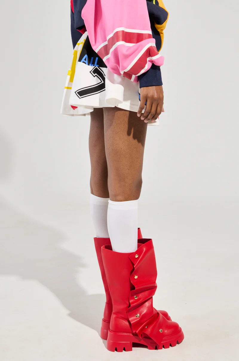 WE ARE INFINITE PLEATED MINI SKIRT - Image 6