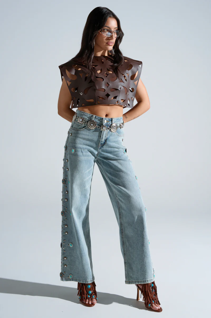 WESTERN BABY DENIM PANTS - Image 2