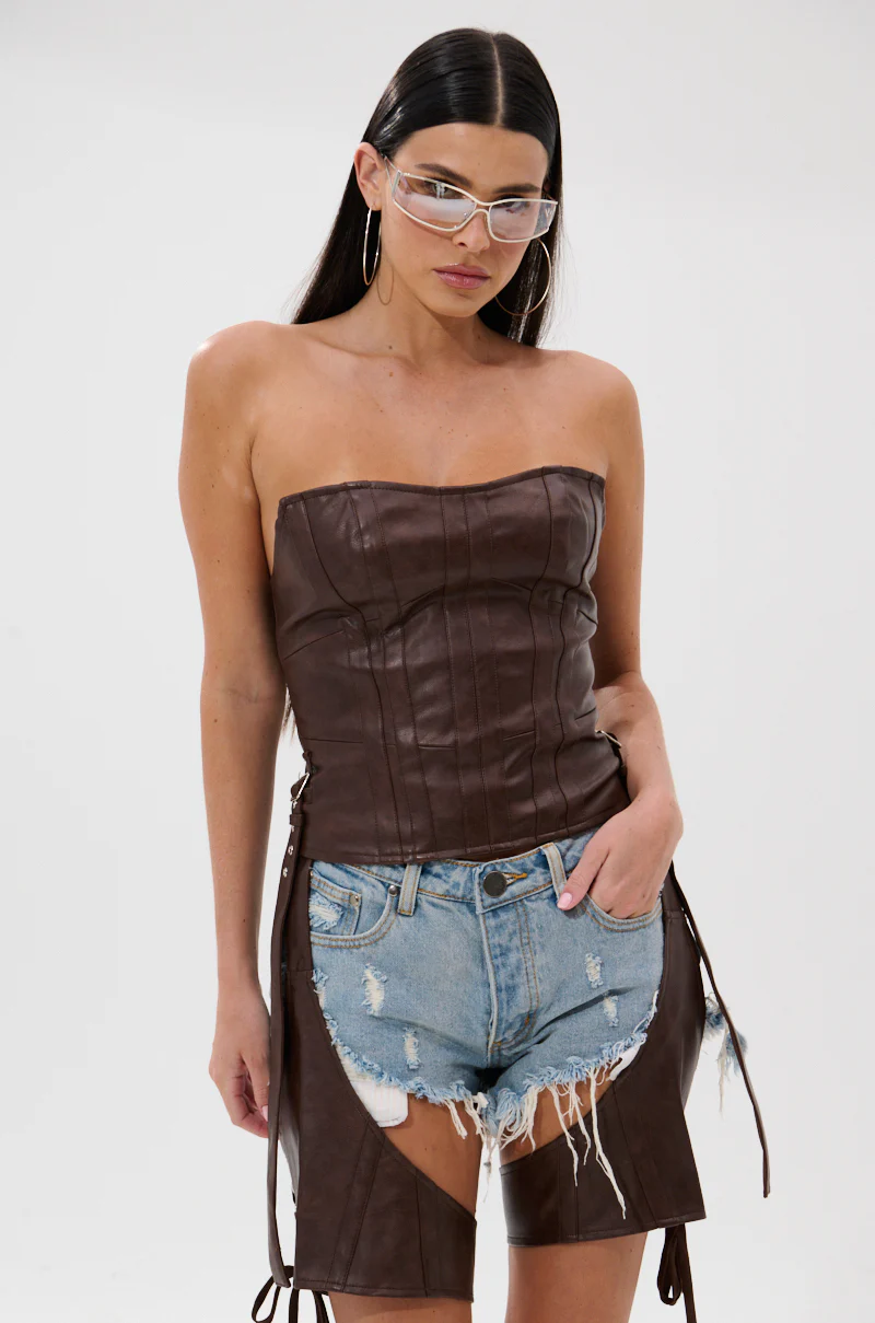 WESTERN VIBES CORSET WITH CHAPS - Image 3