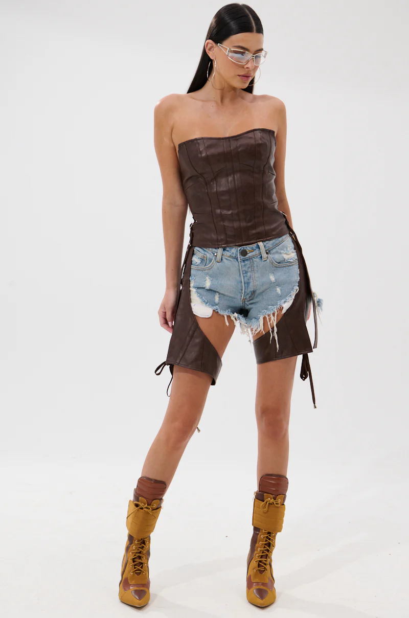 WESTERN VIBES CORSET WITH CHAPS - Image 6