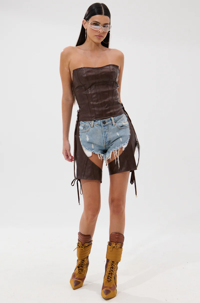 WESTERN VIBES CORSET WITH CHAPS - Image 7