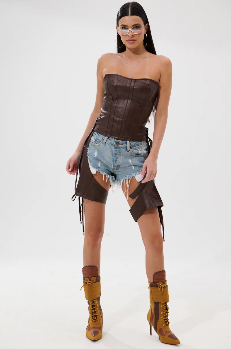 WESTERN VIBES CORSET WITH CHAPS - Image 8