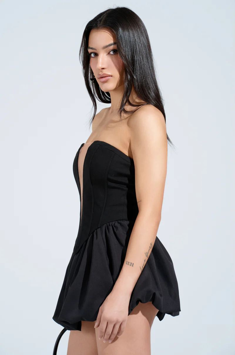 WHAT A LIFE BLACK CORSET - Image 2
