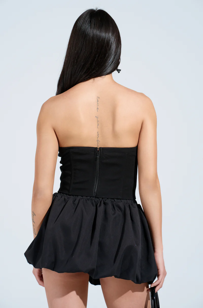 WHAT A LIFE BLACK CORSET - Image 3