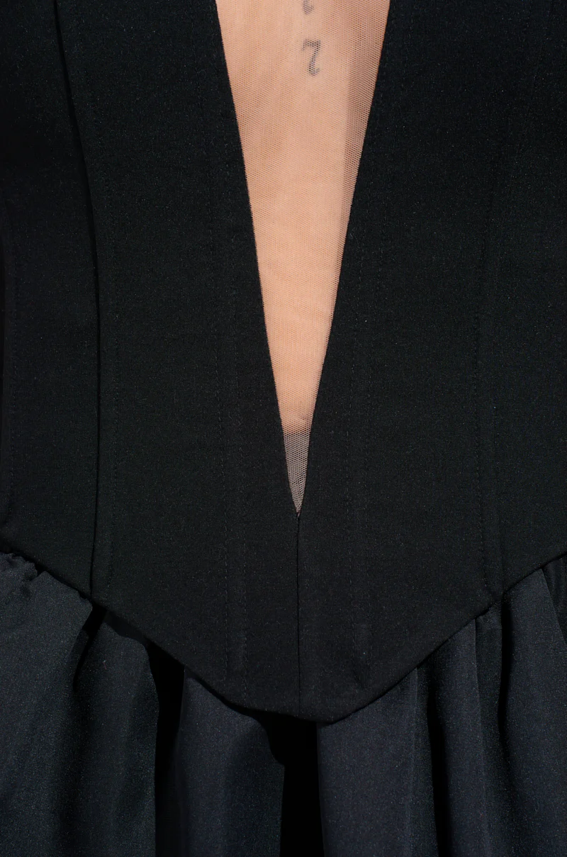 WHAT A LIFE BLACK CORSET - Image 5