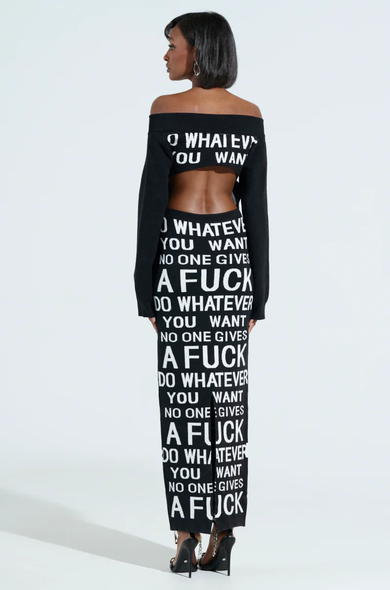 WHATEVER YOU WANT KNIT MAXI DRESS - Image 4