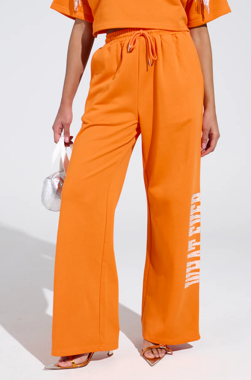 WHATEVER YOU WANT RHINESTONE SWEATPANTS - Image 3