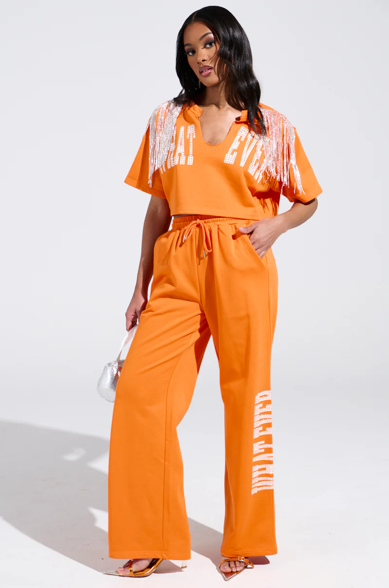 WHATEVER YOU WANT RHINESTONE SWEATPANTS - Image 6