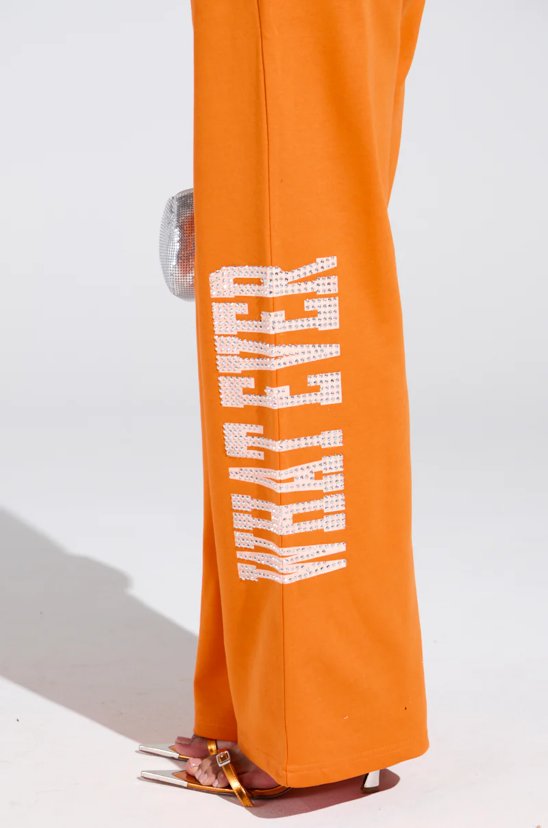 WHATEVER YOU WANT RHINESTONE SWEATPANTS - Image 8