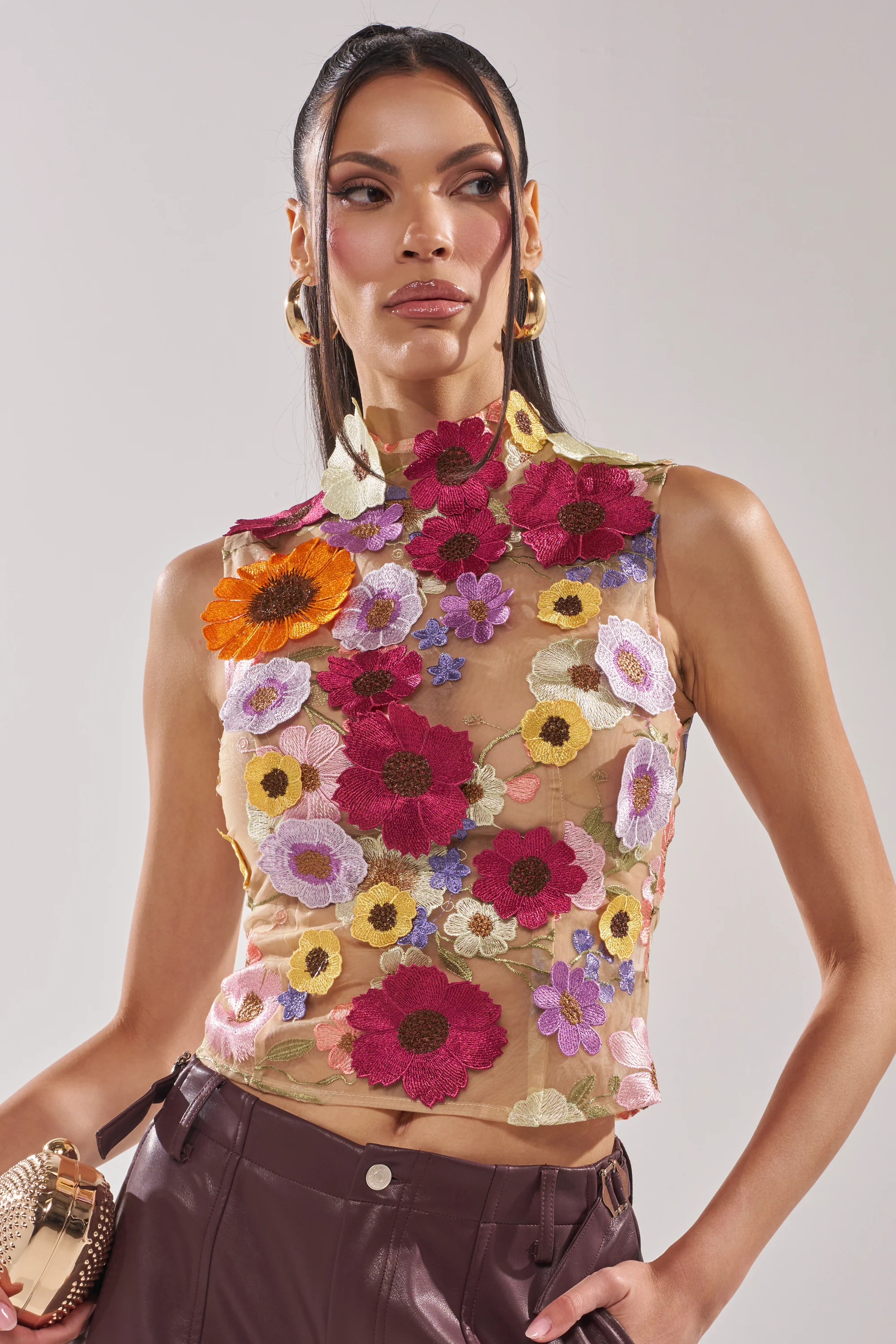 WHERE THIS FLOWER BLOOMS MESH TOP - Image 2